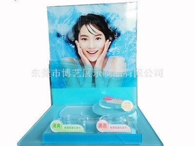 亞克力UV印刷護(hù)膚品展示架 亞克力UV印刷護(hù)膚品展示架